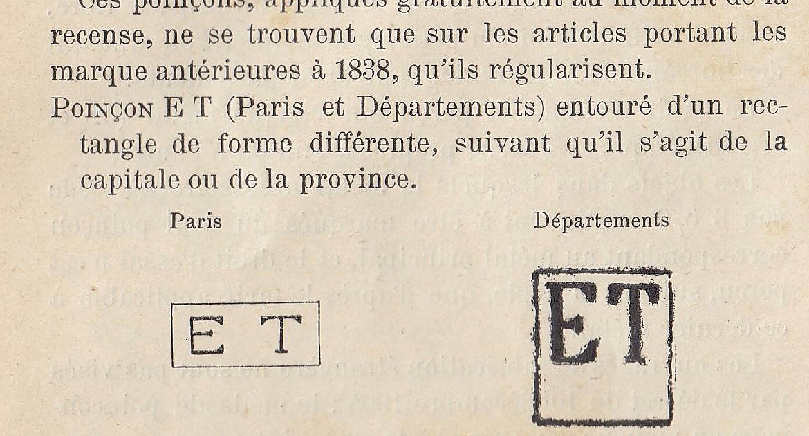 フランスアンティーク シルバー刻印あり3点セット フランスアンティーク・シルバー（銀製品）のマーク（刻印） - 11th