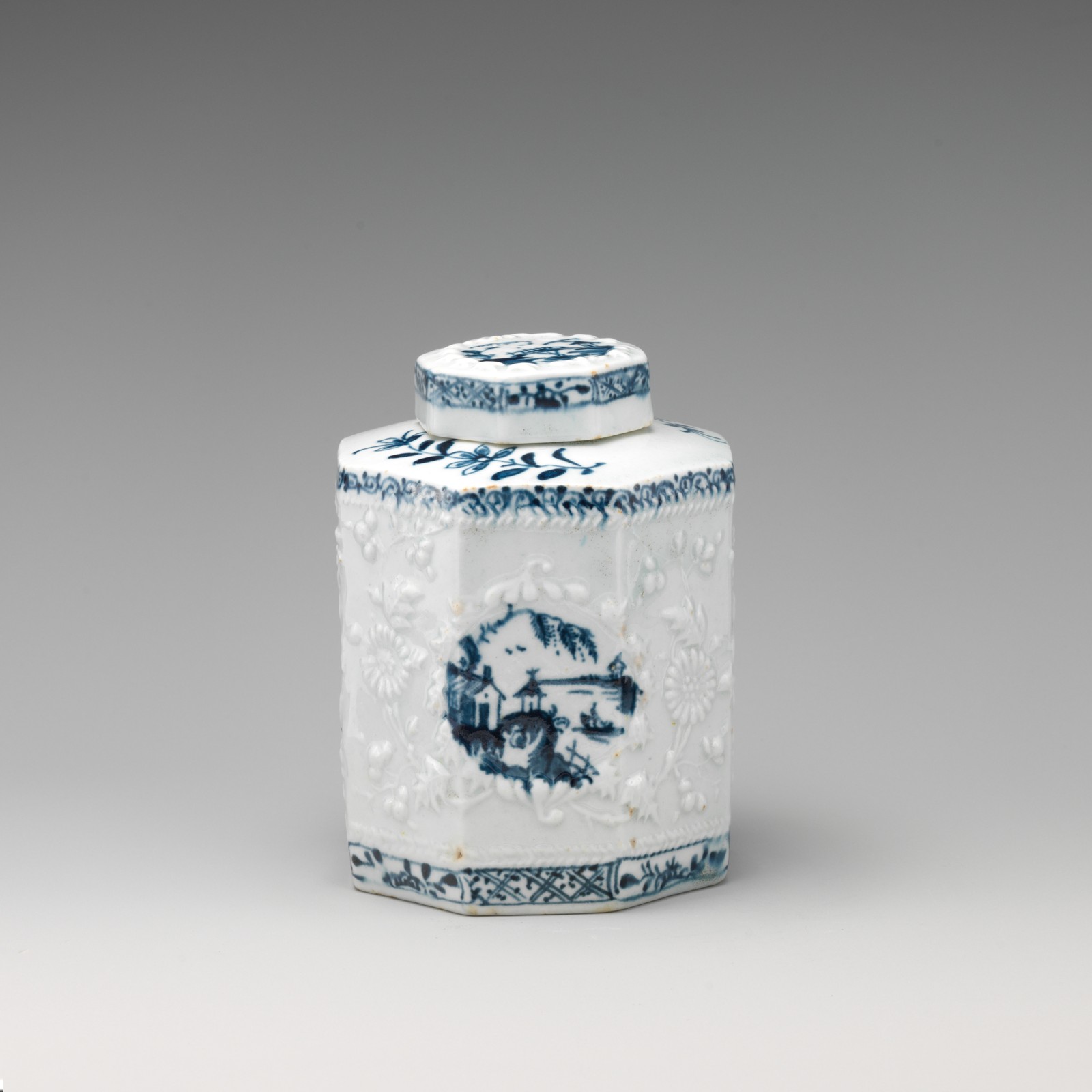 The Metropolitan Museum of Art 青花の茶入れ 13.34.1a, b