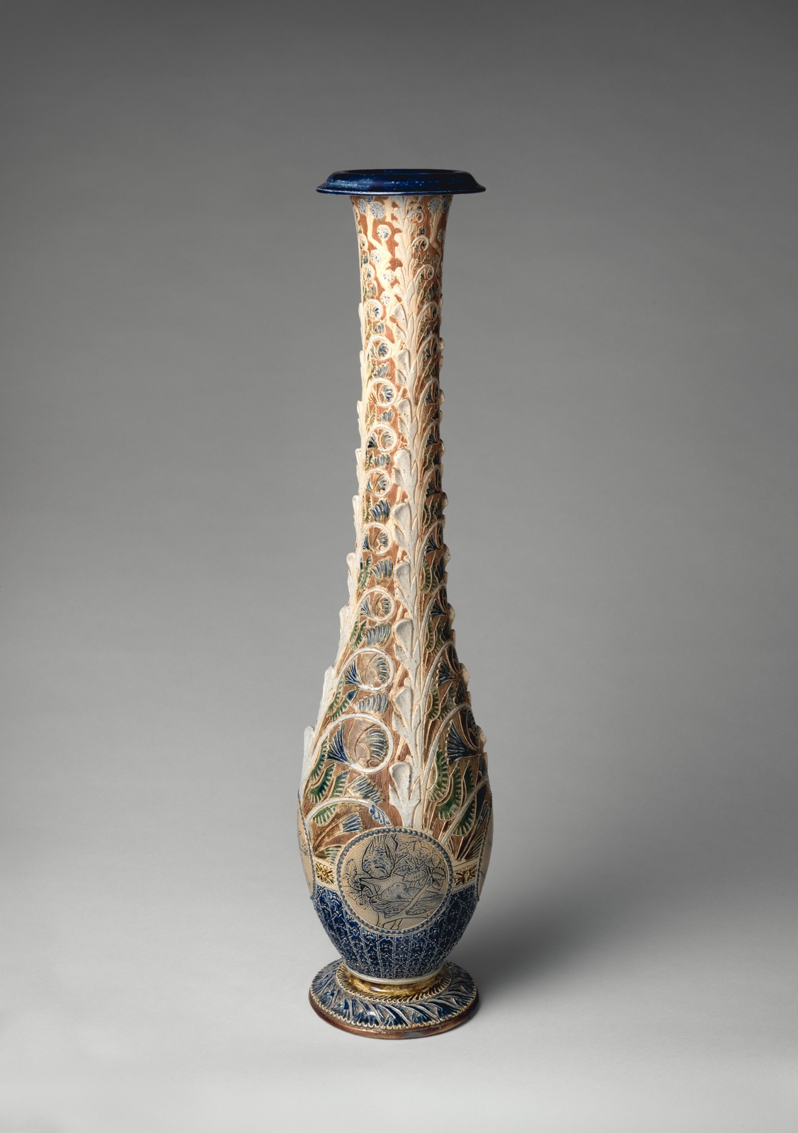 The Metropolitan Museum of Art Tall vase with four roundels 2013.239.1