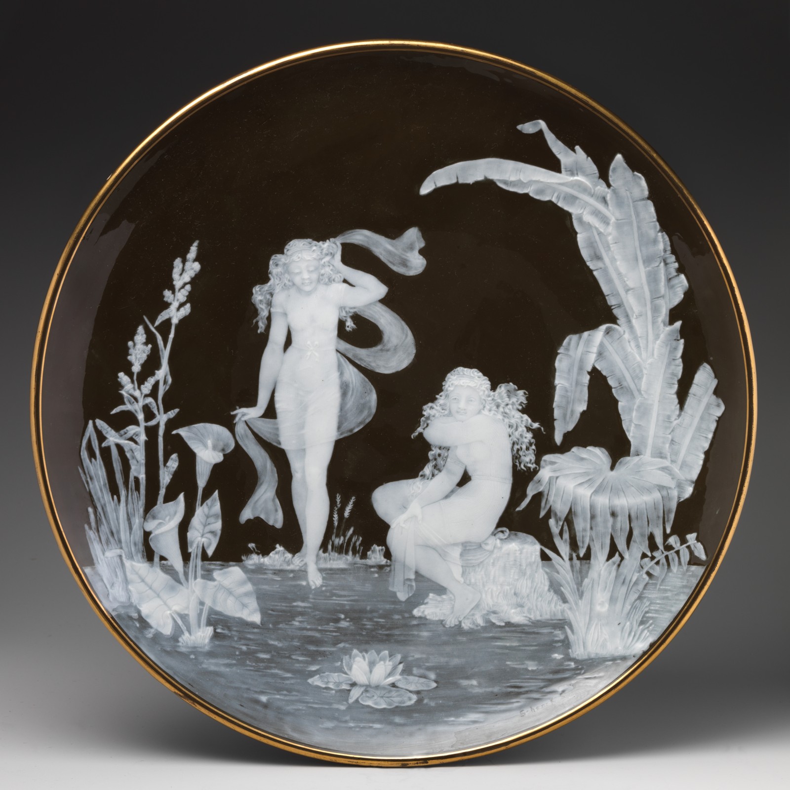 The Metropolitan Museum of Art 水浴するニンフを表した大皿 2018.62.160