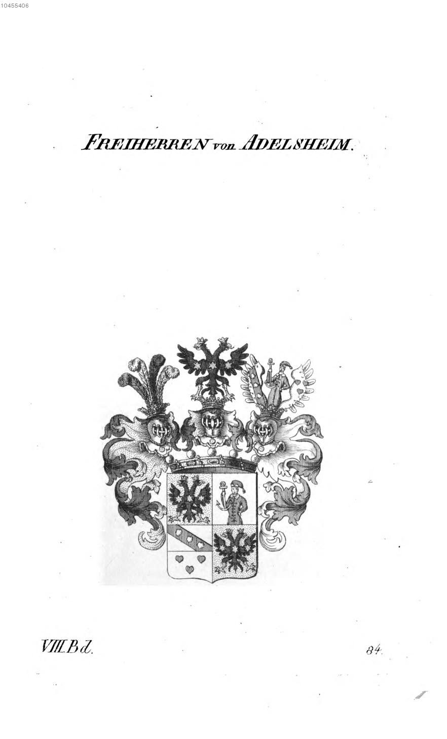 Adelsheim — Tyroff オーストリア君主国紋章集の原図
