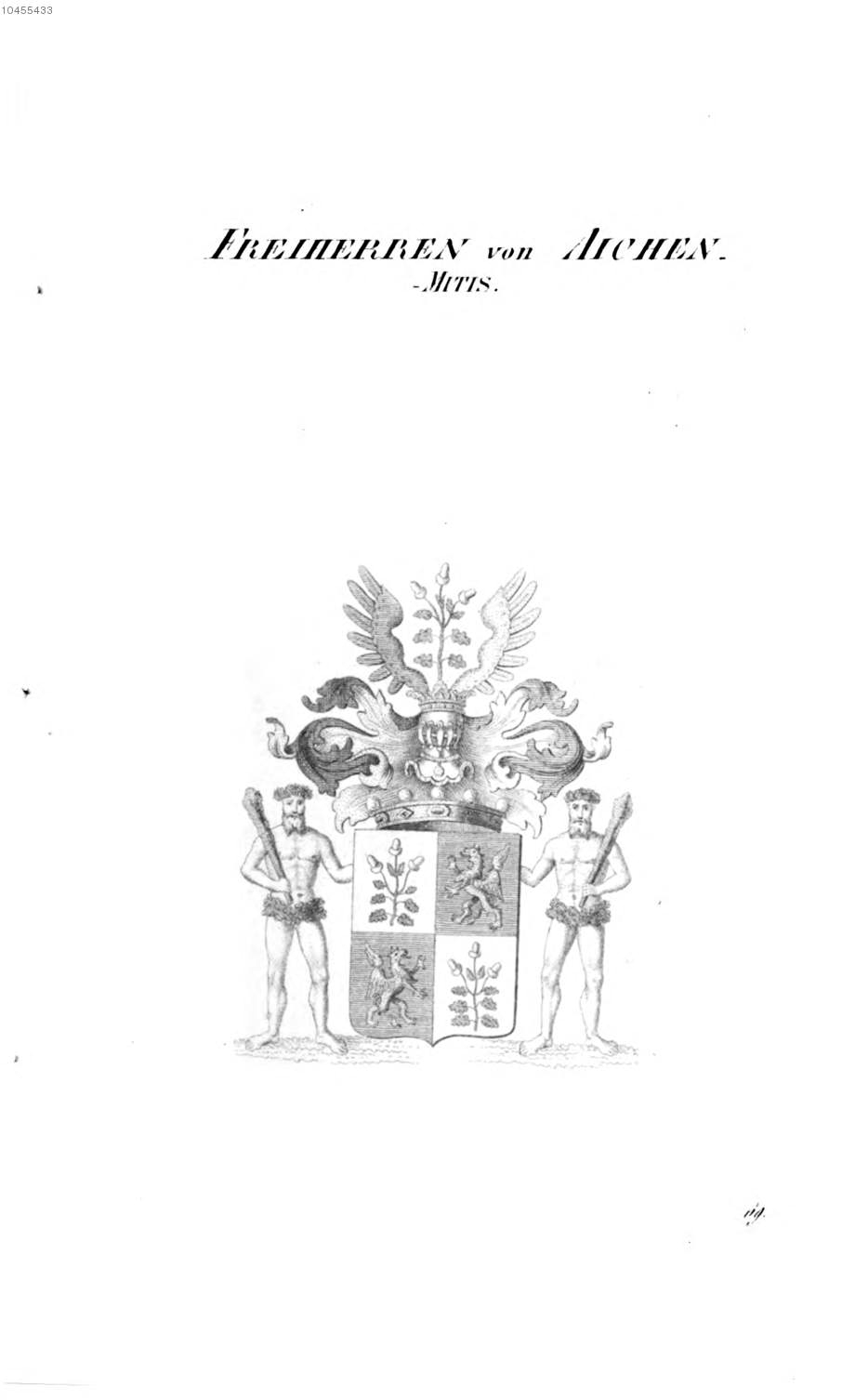 Aichen Mitis — Tyroff オーストリア君主国紋章集の原図