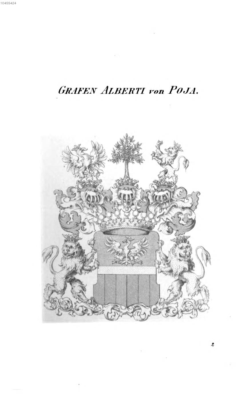 Alberti von Poja — Tyroff オーストリア君主国紋章集の原図