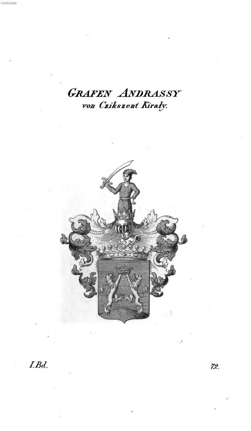 Andrassy — Tyroff オーストリア君主国紋章集の原図