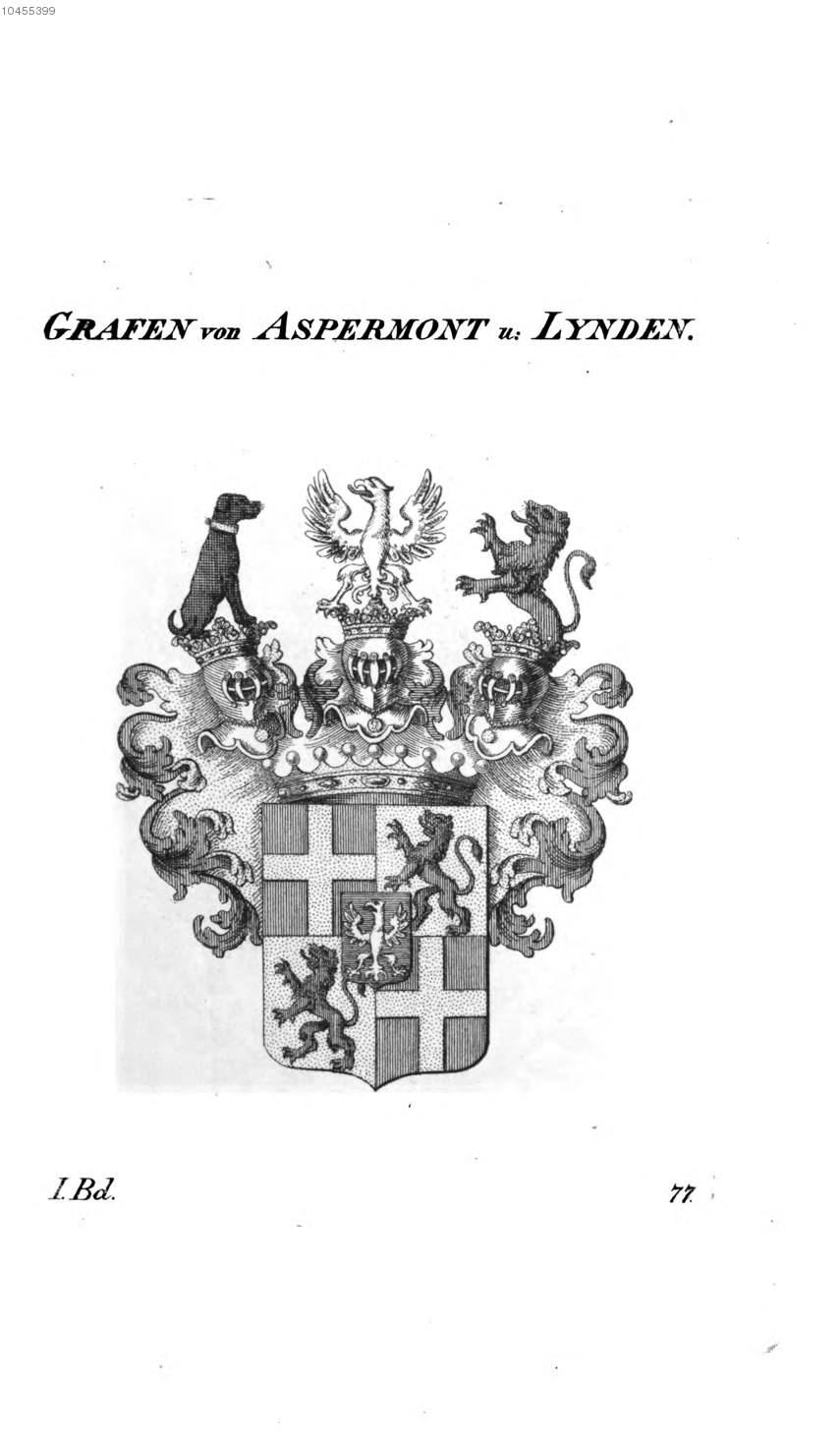 Aspermont Lynden — Tyroff オーストリア君主国紋章集の原図