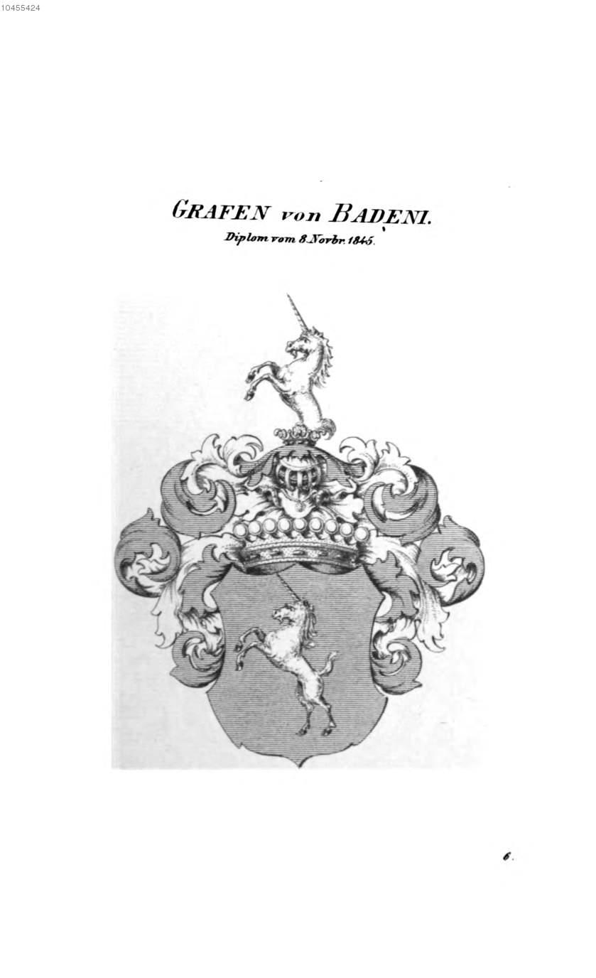 Badeni — Tyroff オーストリア君主国紋章集の原図