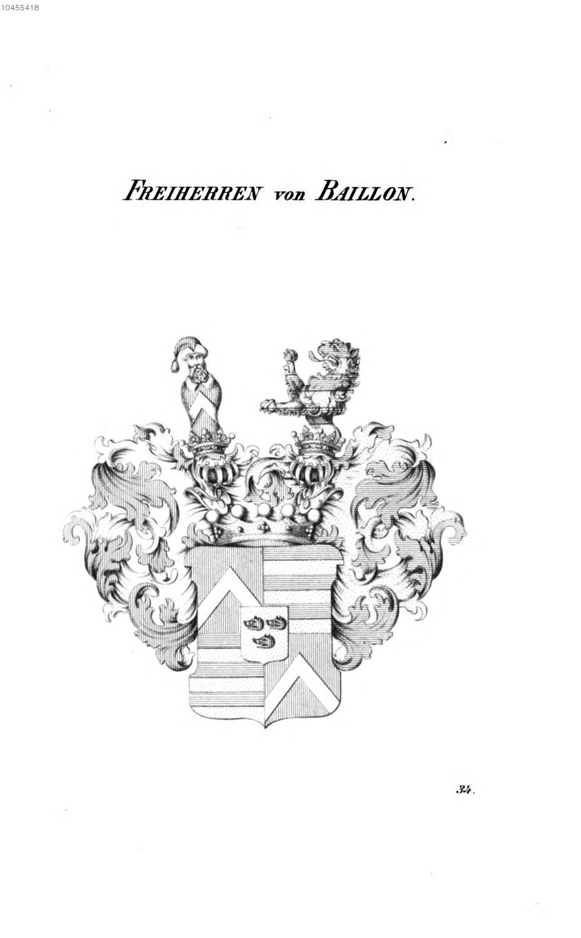Baillon — Tyroff オーストリア君主国紋章集の原図