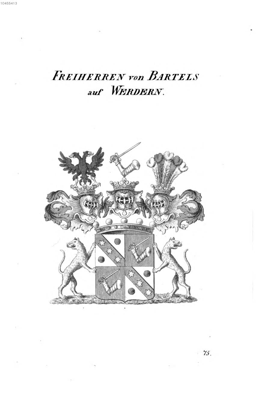 Bartels Auf Werdern — Tyroff オーストリア君主国紋章集の原図