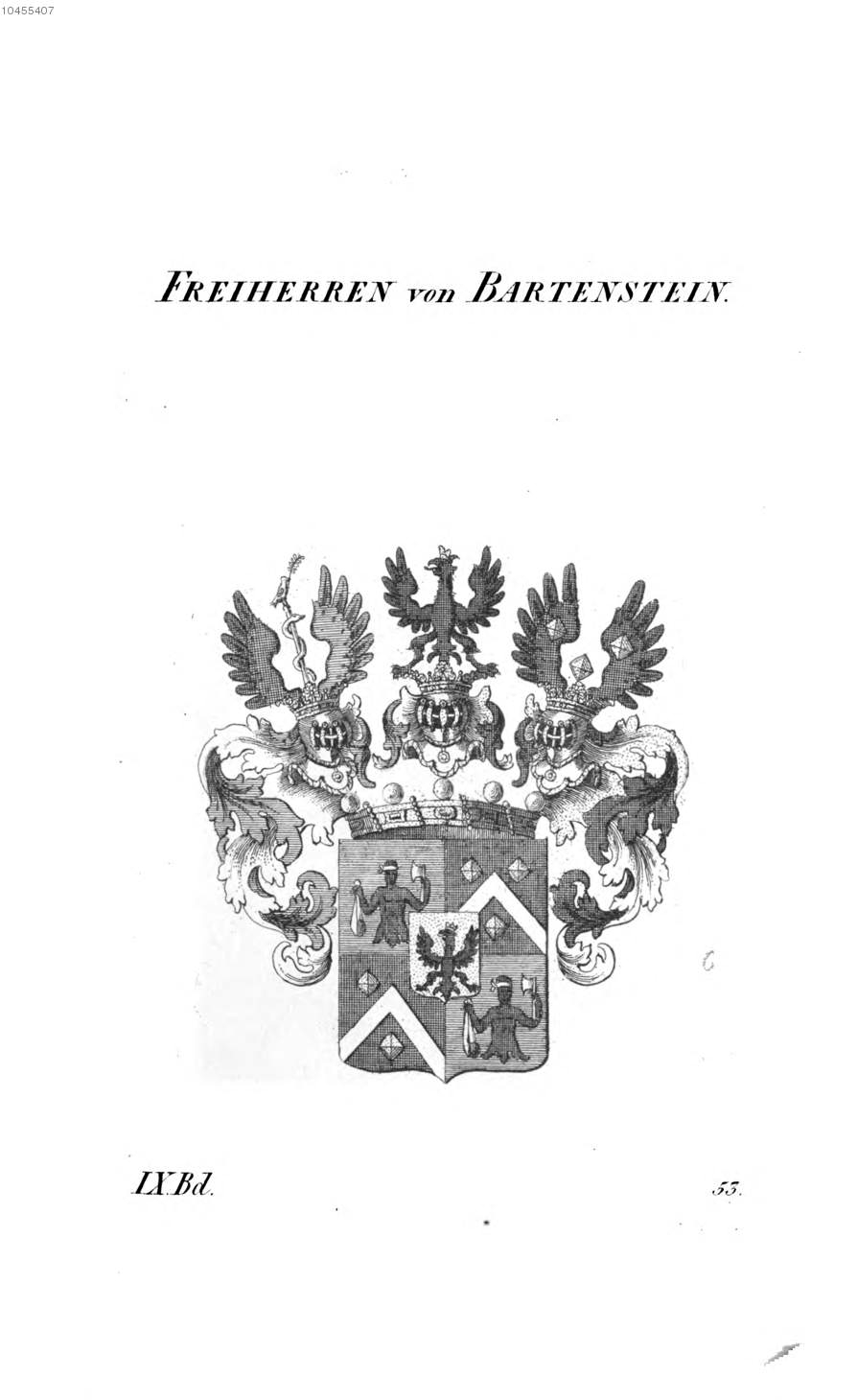 Bartenstein — Tyroff オーストリア君主国紋章集の原図