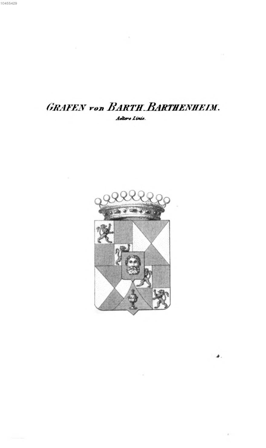 Barth Barthenheim 2 — Tyroff オーストリア君主国紋章集の原図