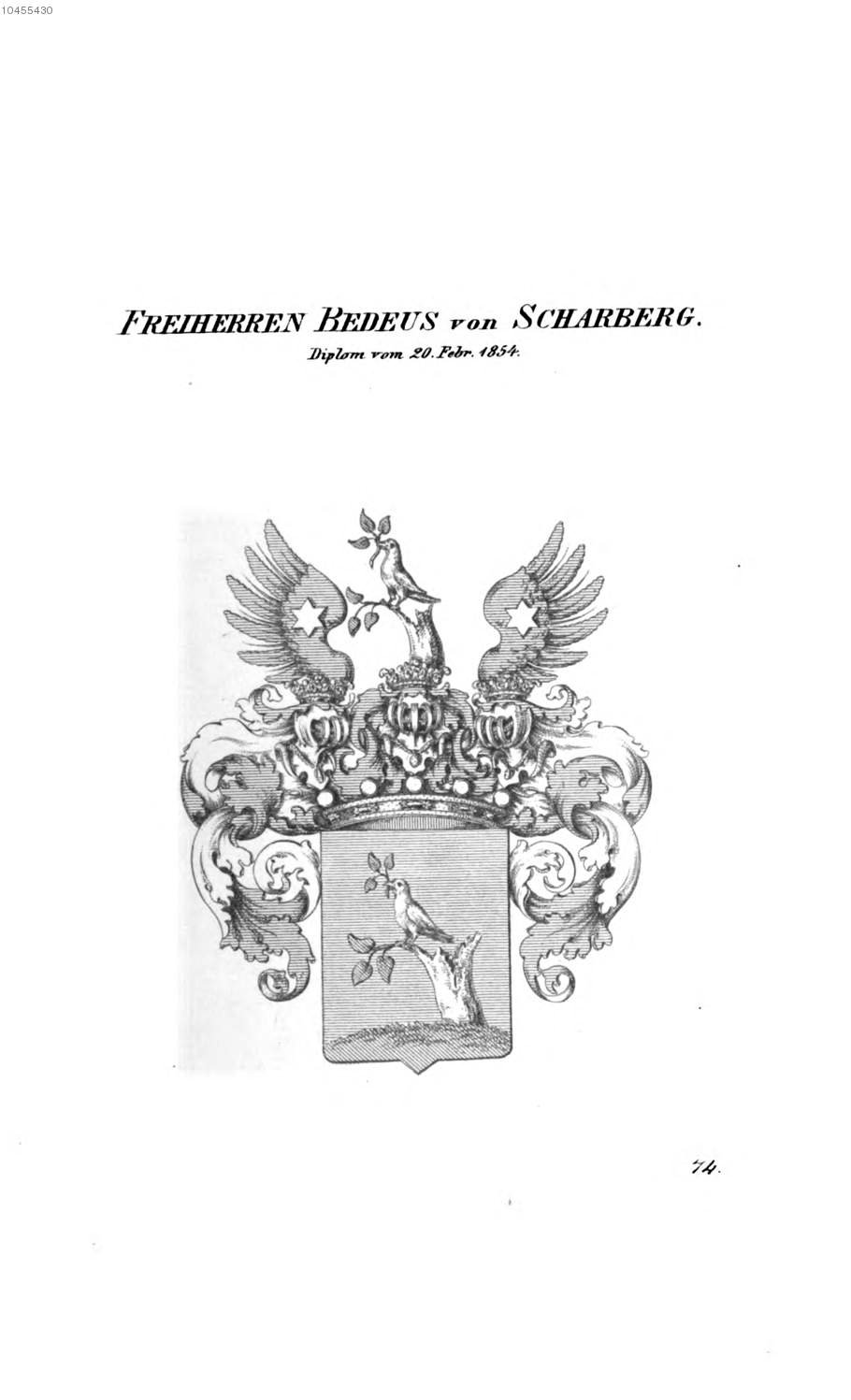 Bedeus von Scharberg 2 — Tyroff オーストリア君主国紋章集の原図