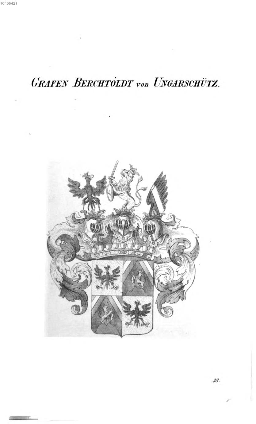 Berchtoldt von Ungarschütz 2 — Tyroff オーストリア君主国紋章集の原図