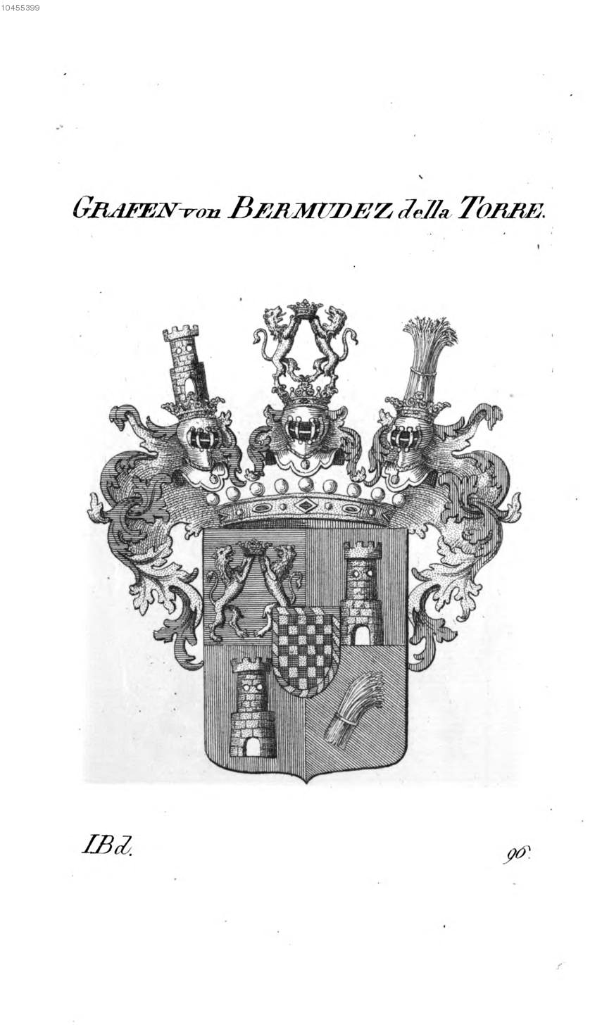 Bermudez della Torre — Tyroff オーストリア君主国紋章集の原図