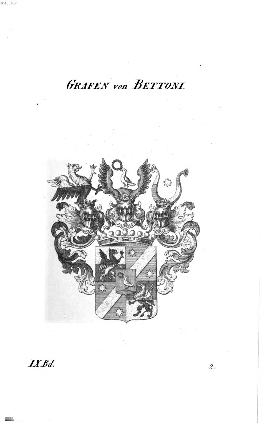 Bettoni — Tyroff オーストリア君主国紋章集の原図