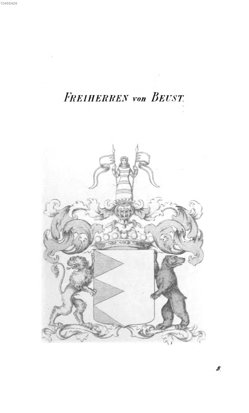 Beust — Tyroff オーストリア君主国紋章集の原図
