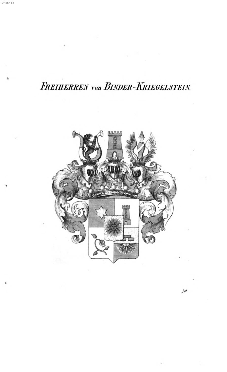 Binder Kriegelstein 2 — Tyroff オーストリア君主国紋章集の原図