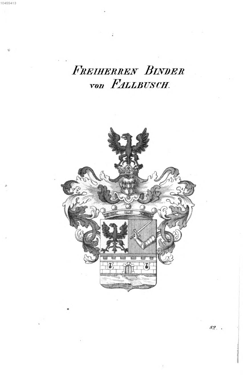 Binder von Fallbusch — Tyroff オーストリア君主国紋章集の原図