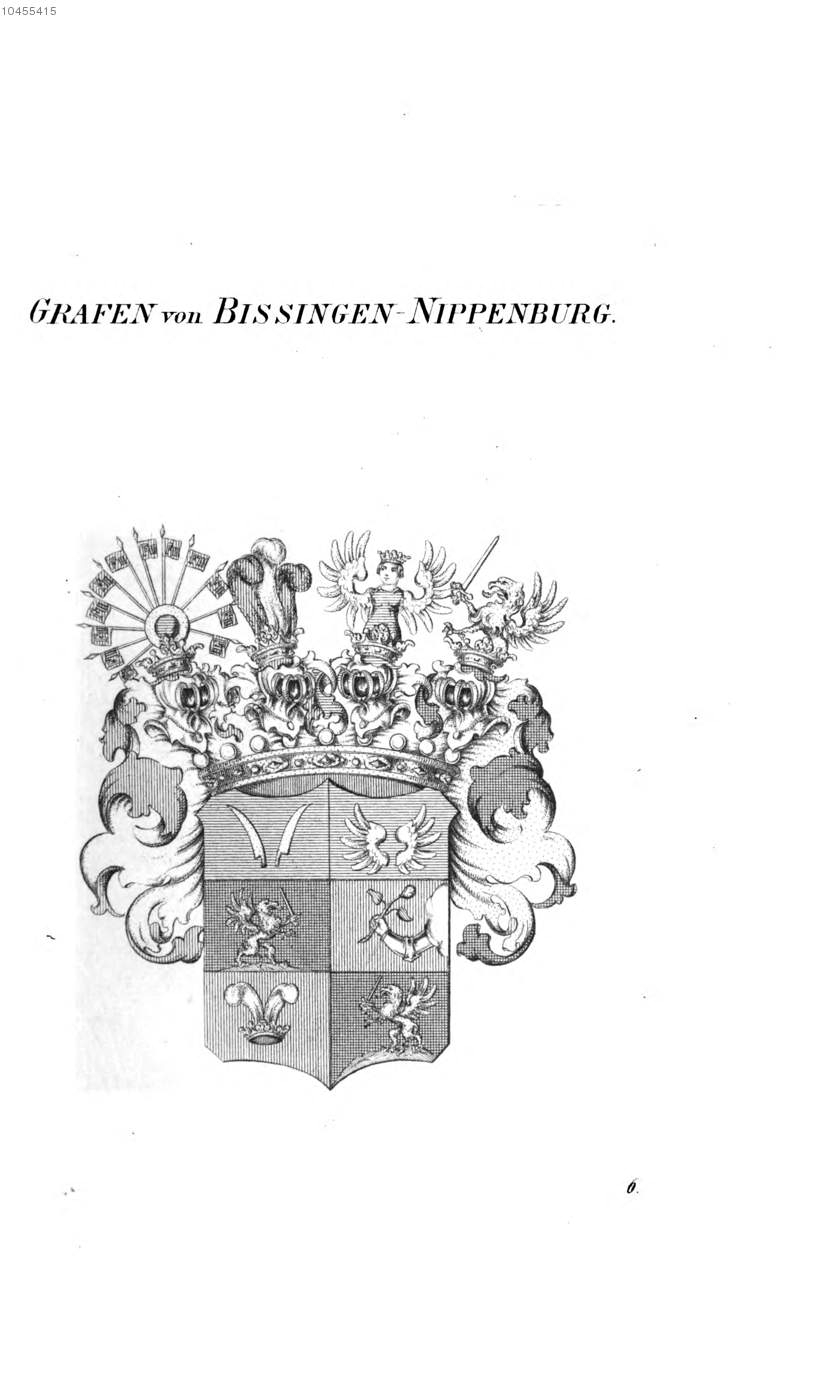 Bissingen Nippenburg 2 — Tyroff オーストリア君主国紋章集の原図