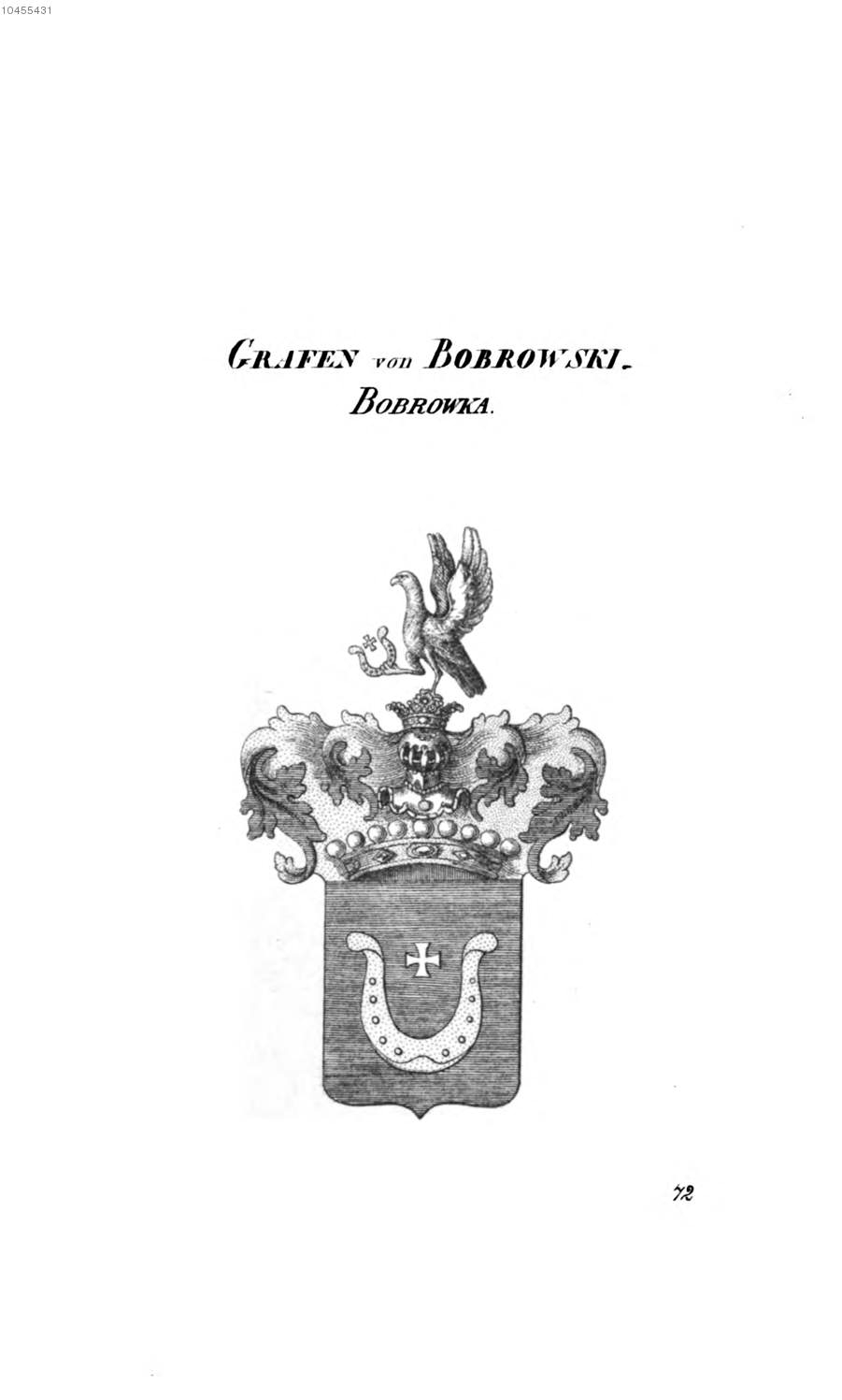 Bobrowski Bobrowka — Tyroff オーストリア君主国紋章集の原図