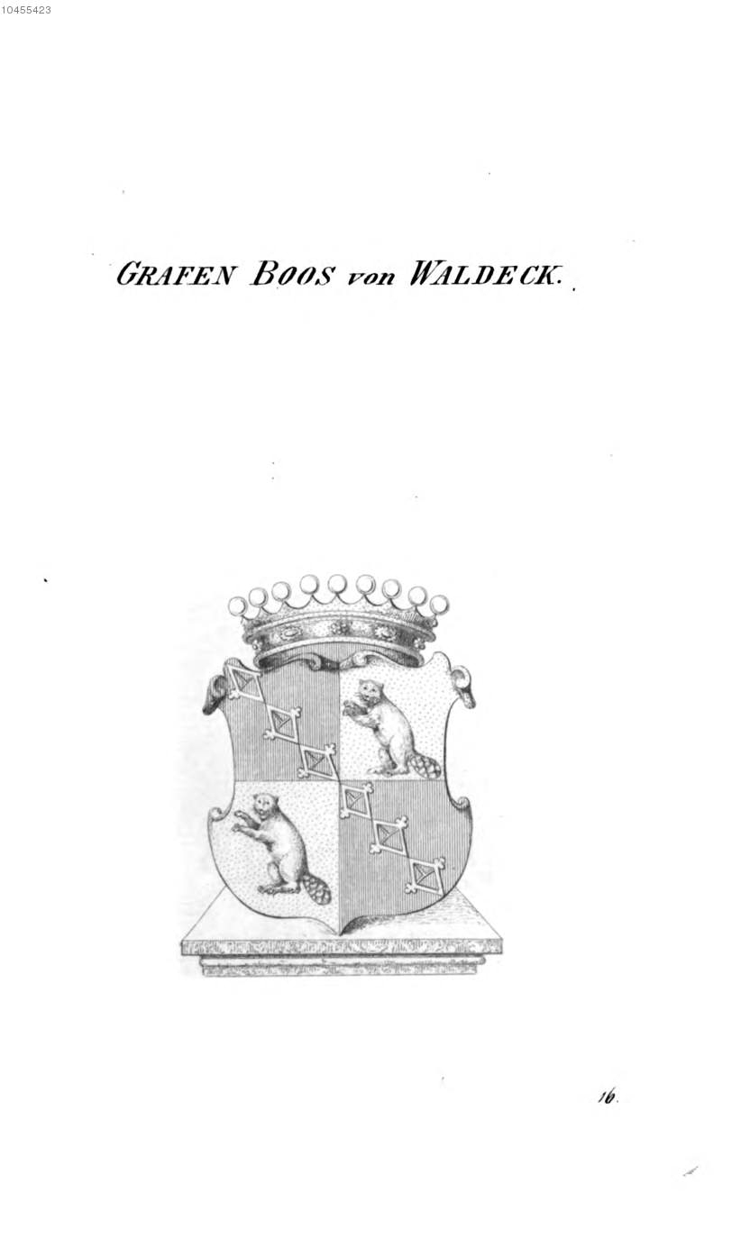 Boos von Waldeck 2 — Tyroff オーストリア君主国紋章集の原図
