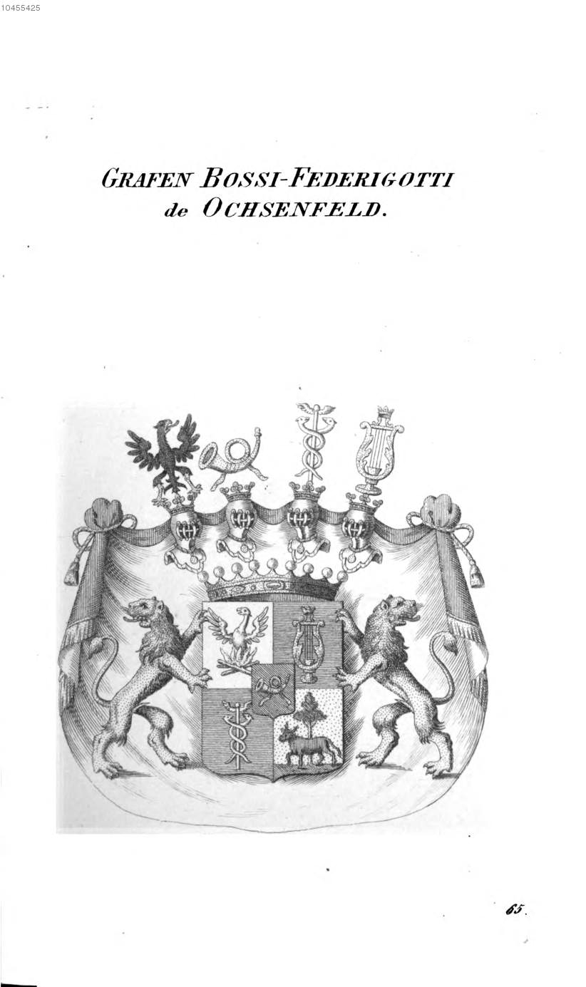 Bossi Federigotti de Ochsenfeld — Tyroff オーストリア君主国紋章集の原図