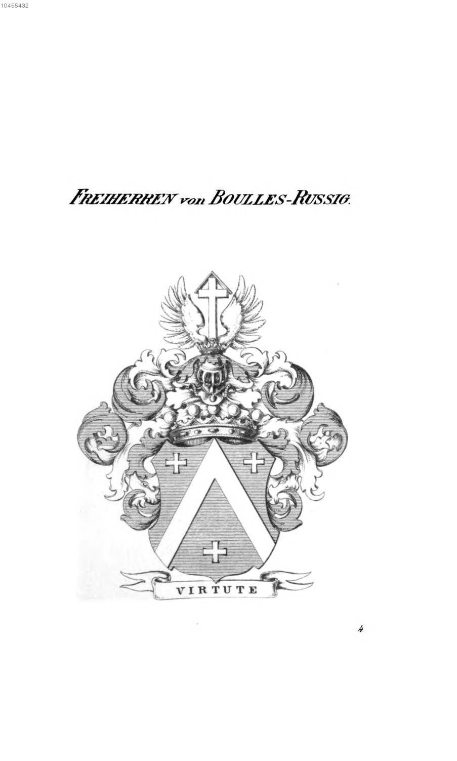 Boulles Russig — Tyroff オーストリア君主国紋章集の原図