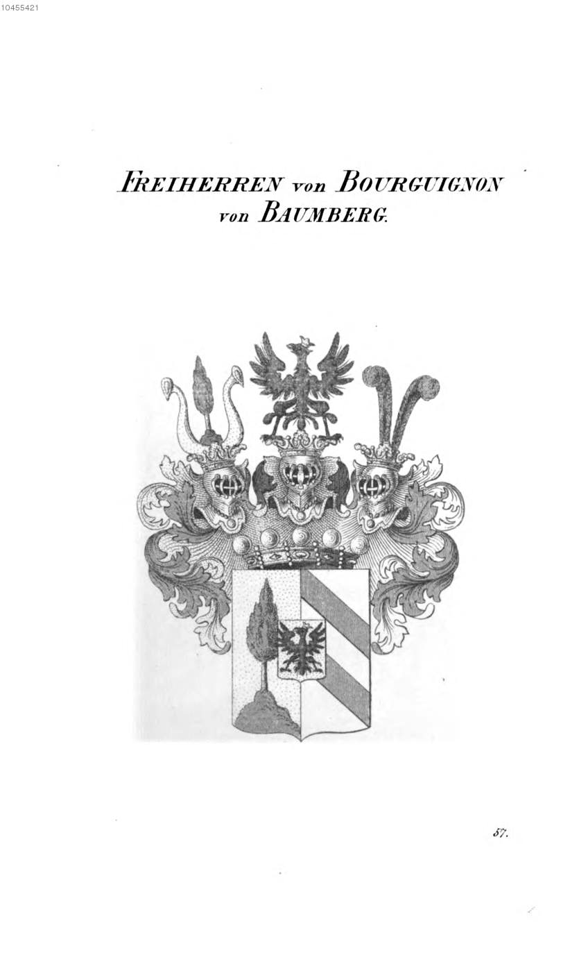 Bourguignon von Baumberg 2 — Tyroff オーストリア君主国紋章集の原図
