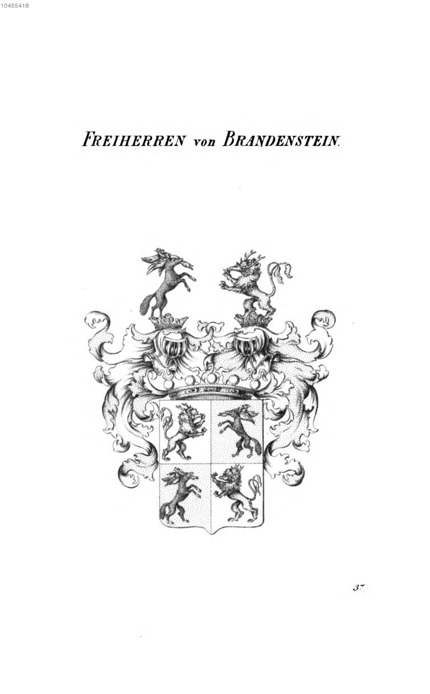 Brandenstein — Tyroff オーストリア君主国紋章集の原図