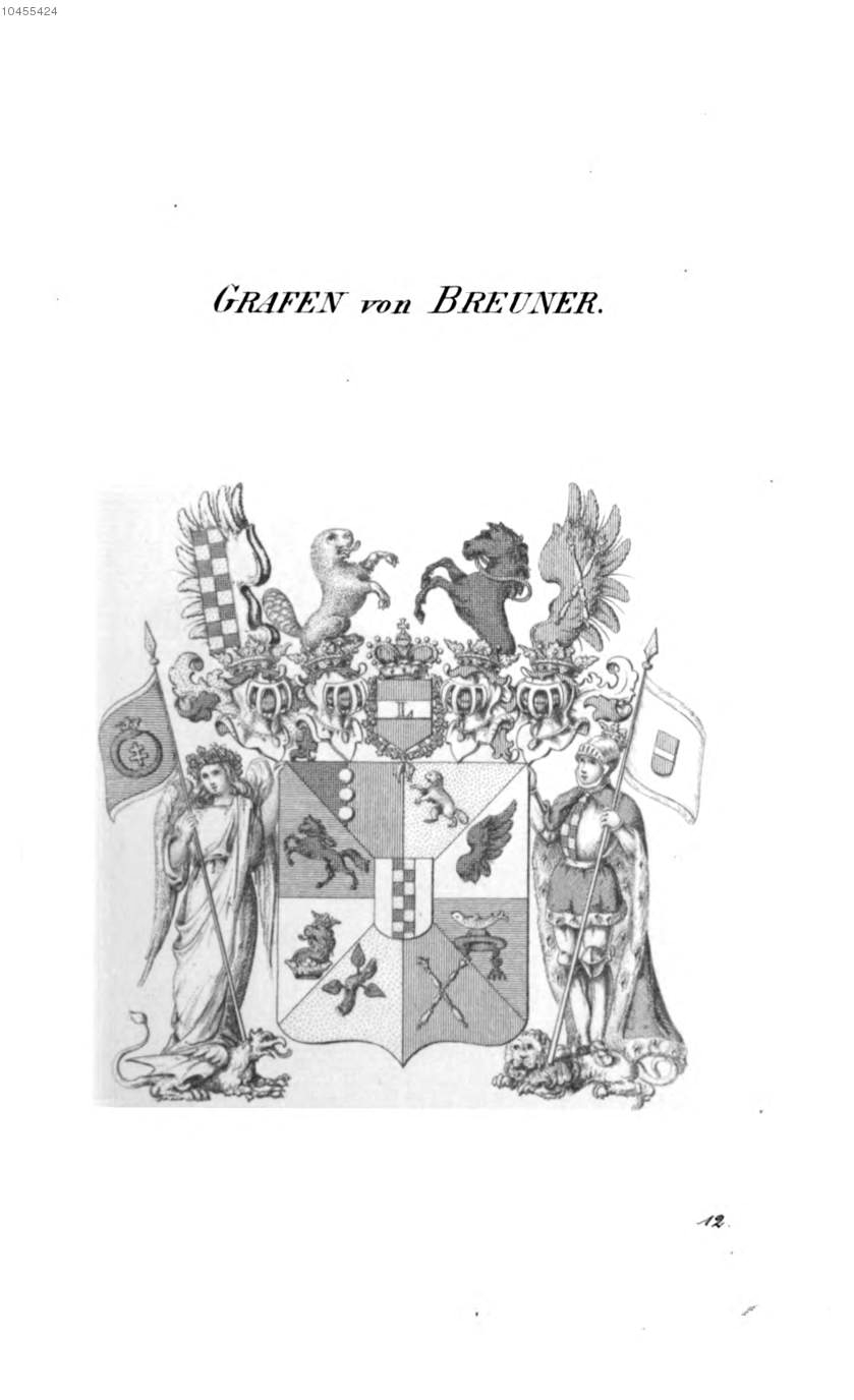 Breuner 3 — Tyroff オーストリア君主国紋章集の原図