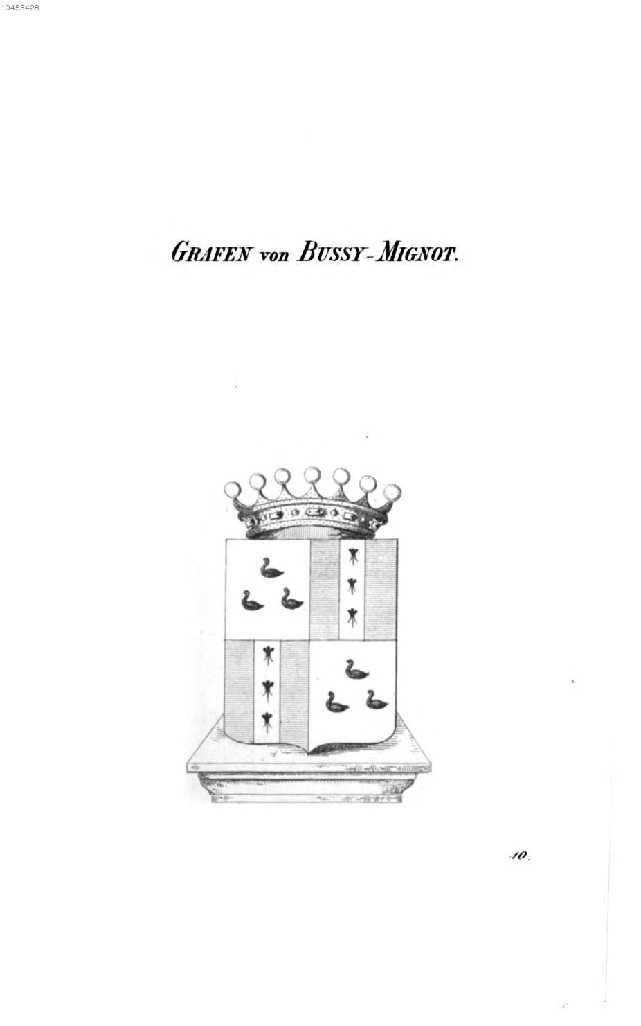 Bussy Mignot 3 — Tyroff オーストリア君主国紋章集の原図