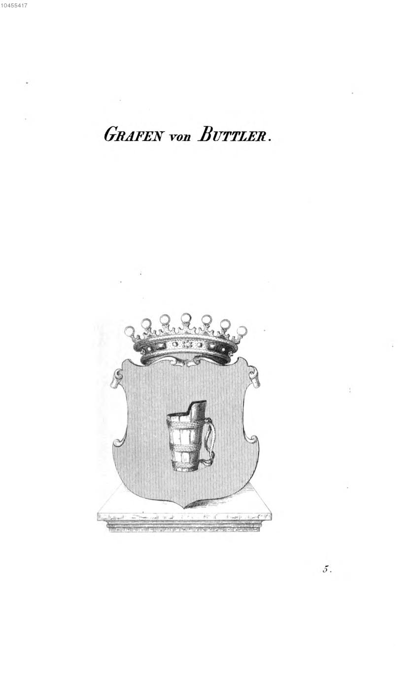 Buttler — Tyroff オーストリア君主国紋章集の原図
