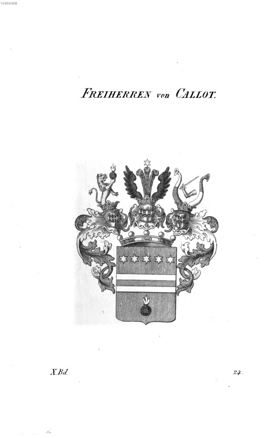 Callot — Tyroff オーストリア君主国紋章集の原図
