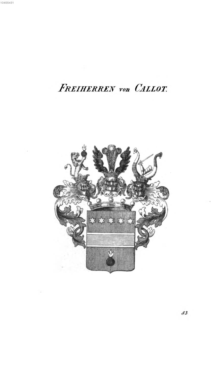Callot 2 — Tyroff オーストリア君主国紋章集の原図