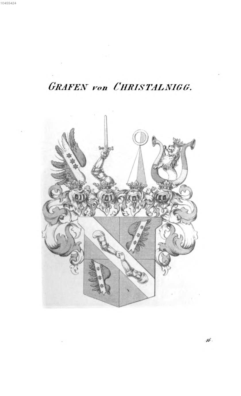 Christalnigg 2 — Tyroff オーストリア君主国紋章集の原図