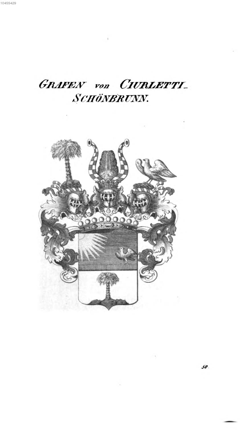 Ciurletti Schönbrunn 2 — Tyroff オーストリア君主国紋章集の原図