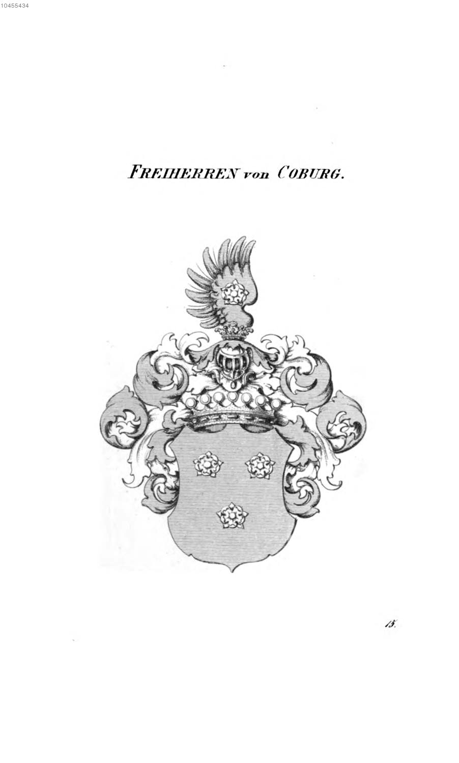 Coburg — Tyroff オーストリア君主国紋章集の原図