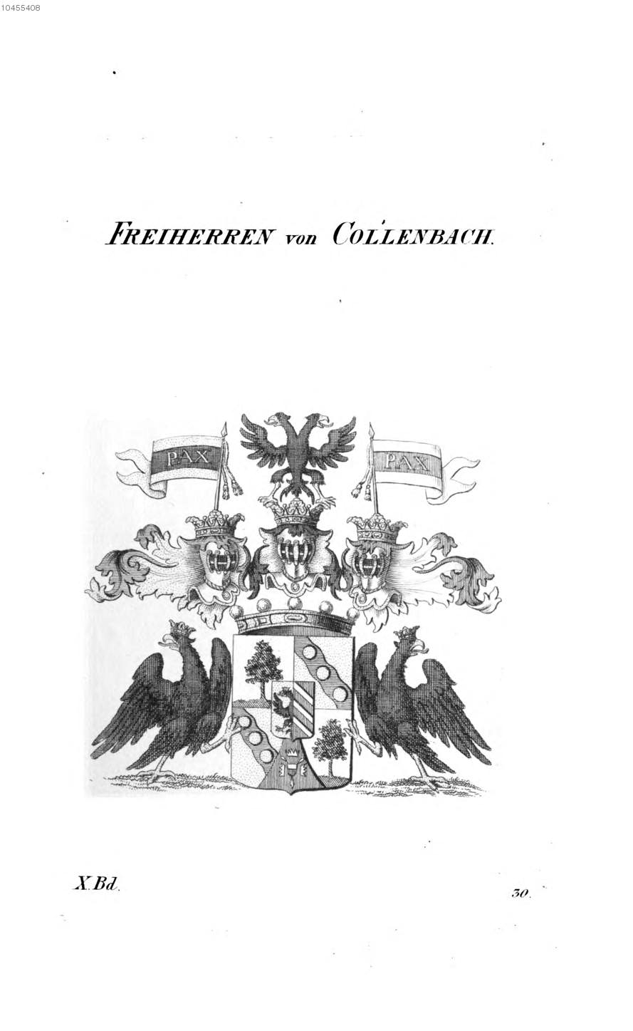 Collenbach — Tyroff オーストリア君主国紋章集の原図