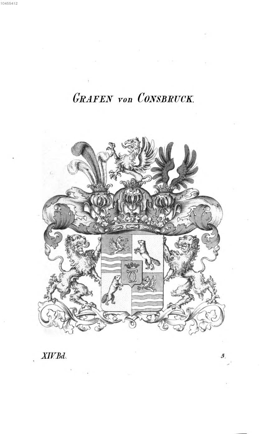 Consbruck — Tyroff オーストリア君主国紋章集の原図