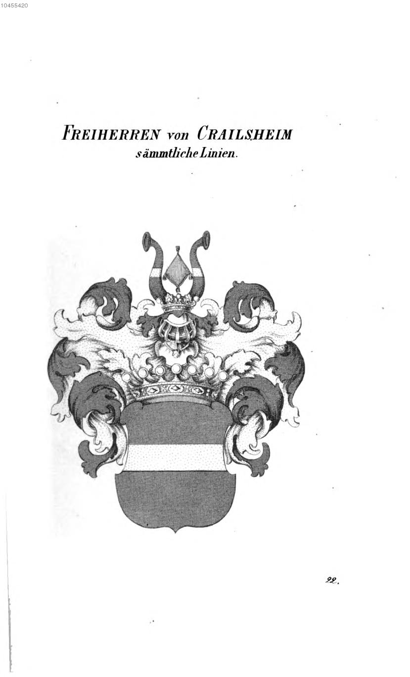 Crailsheim 2 — Tyroff オーストリア君主国紋章集の原図
