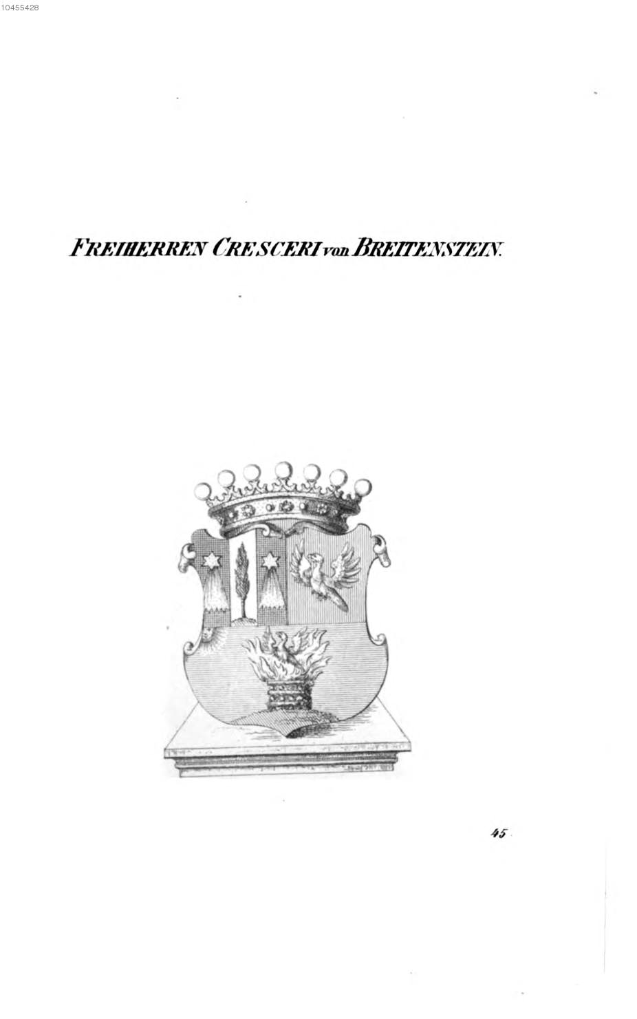 Cresceri von Breitenstein 2 — Tyroff オーストリア君主国紋章集の原図