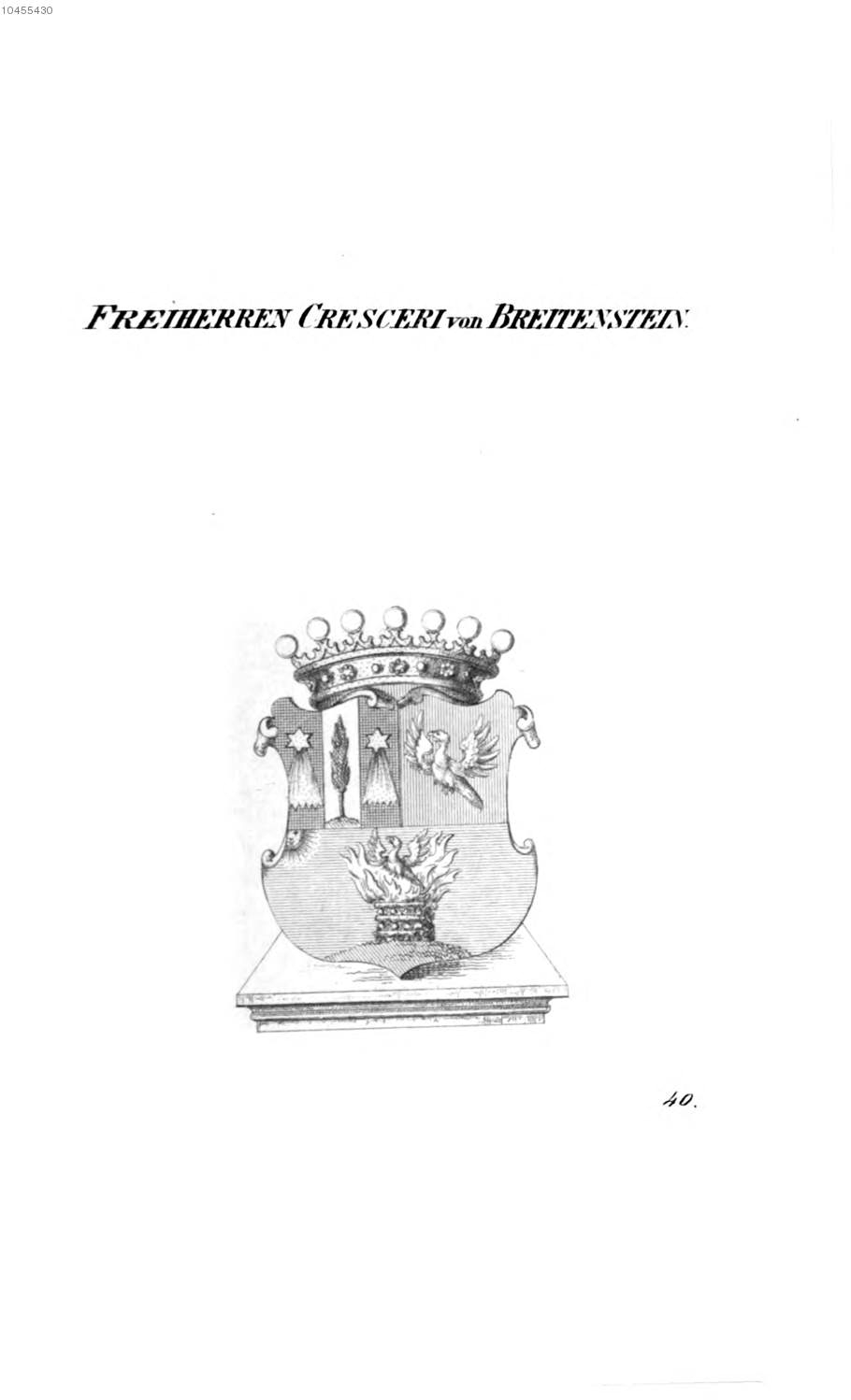 Cresceri von Breitenstein 3 — Tyroff オーストリア君主国紋章集の原図