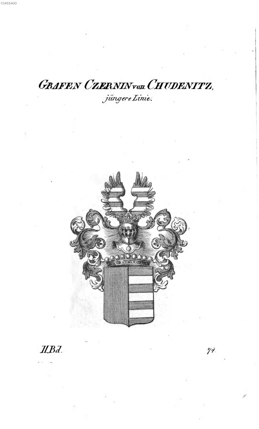 Czernin von Chudenitz 2 — Tyroff オーストリア君主国紋章集の原図