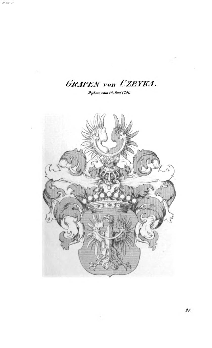 Czeyka — Tyroff オーストリア君主国紋章集の原図