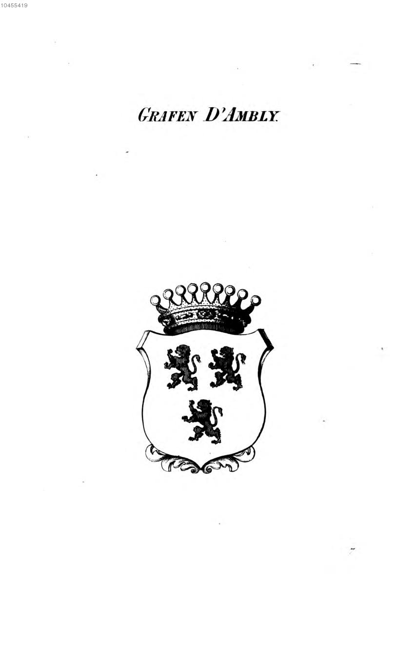 D'ambly — Tyroff オーストリア君主国紋章集の原図