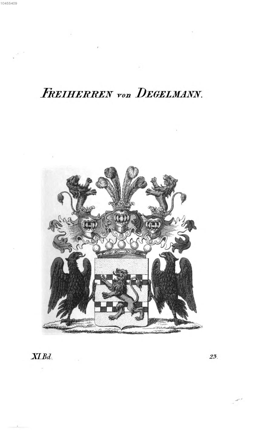 Degelmann — Tyroff オーストリア君主国紋章集の原図