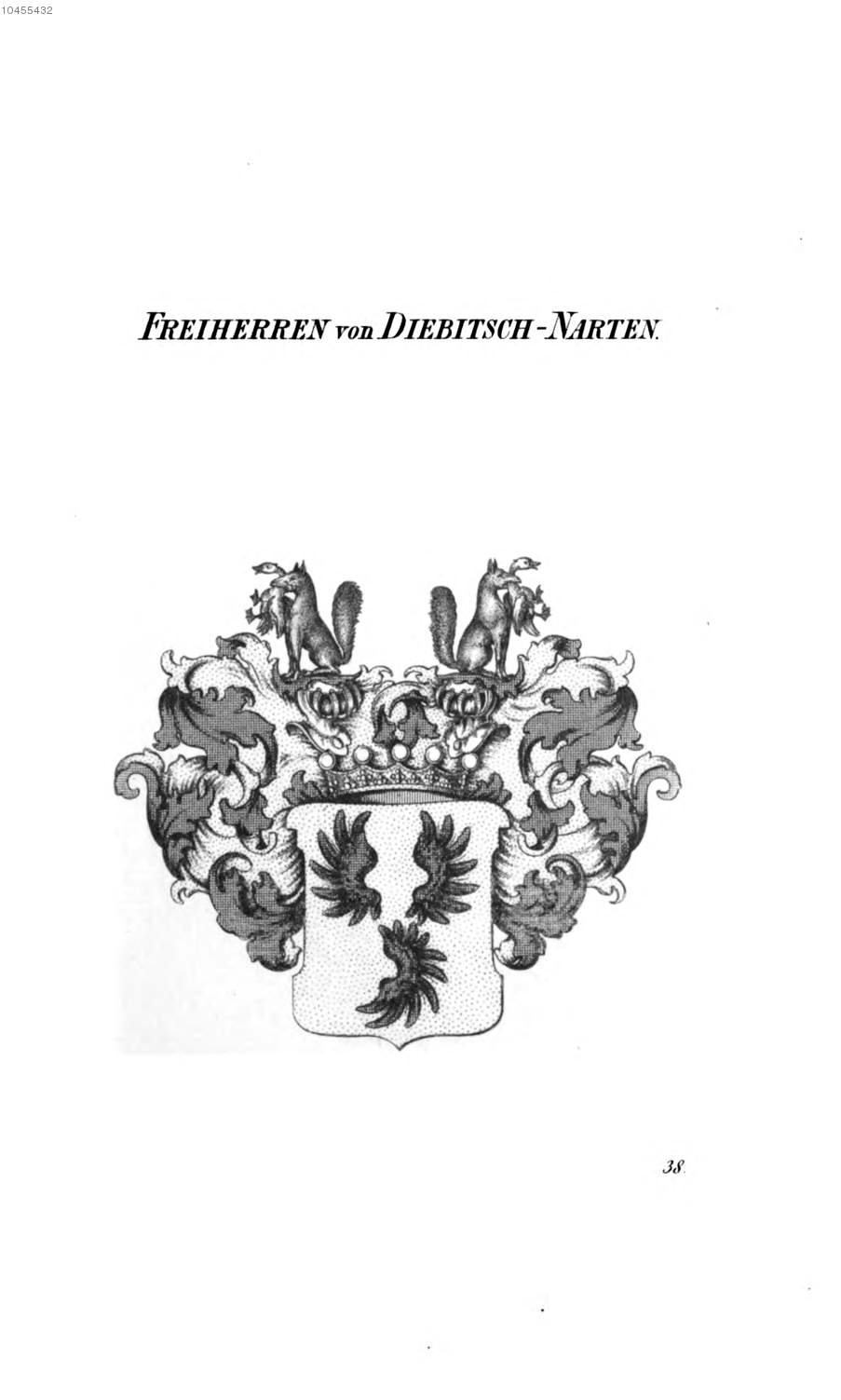 Diebitsch Narten 2 — Tyroff オーストリア君主国紋章集の原図