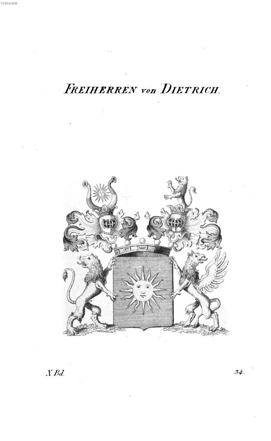 Dietrich — Tyroff オーストリア君主国紋章集の原図