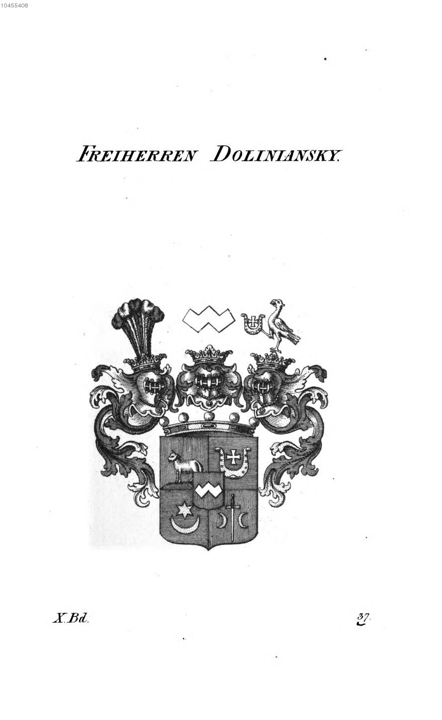 Doliniansky — Tyroff オーストリア君主国紋章集の原図