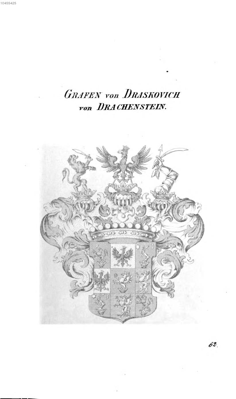 Draskovich von Drachenstein — Tyroff オーストリア君主国紋章集の原図