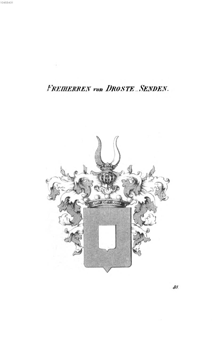 Droste Senden 2 — Tyroff オーストリア君主国紋章集の原図